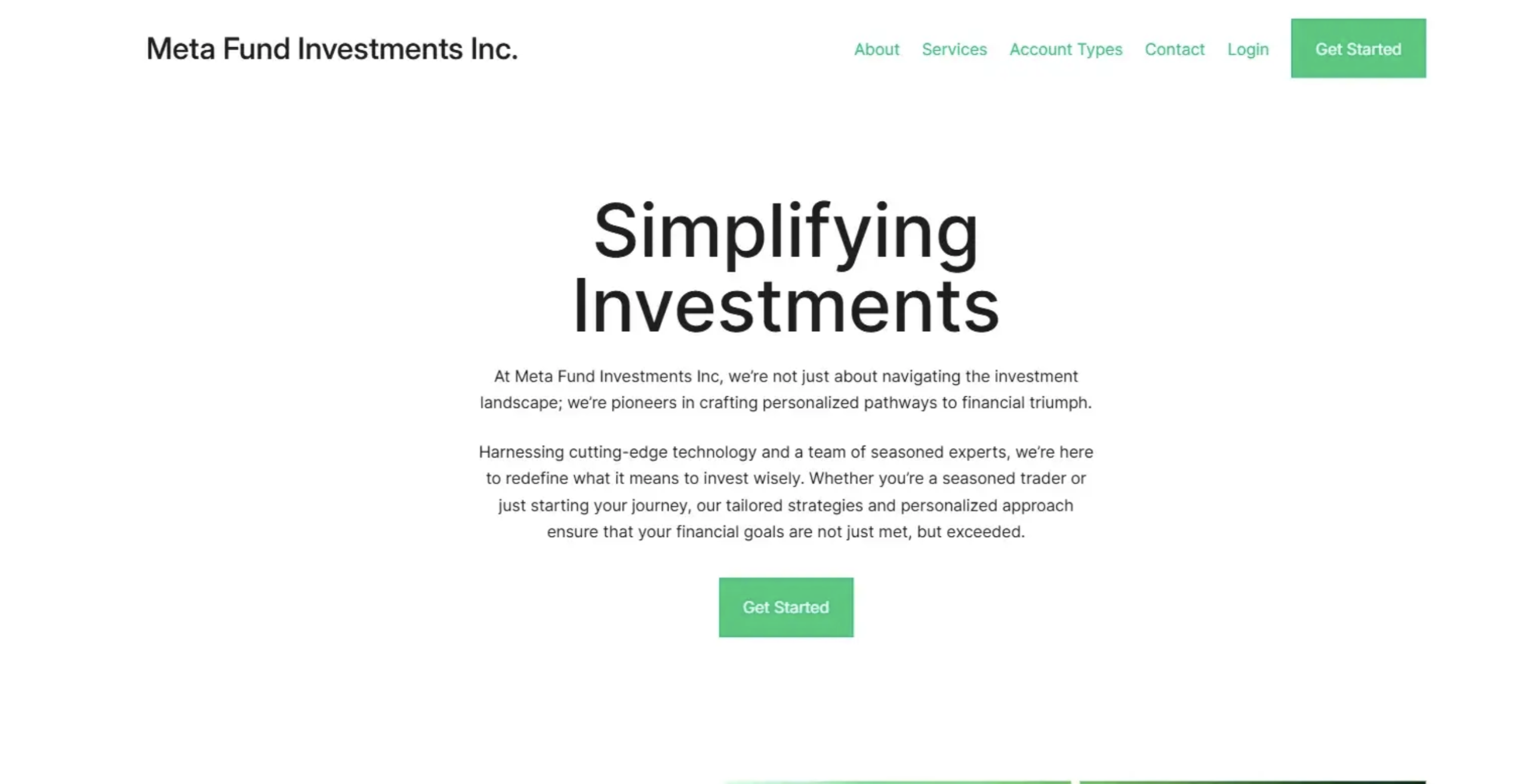 Meta Fund Investments Inc scam review