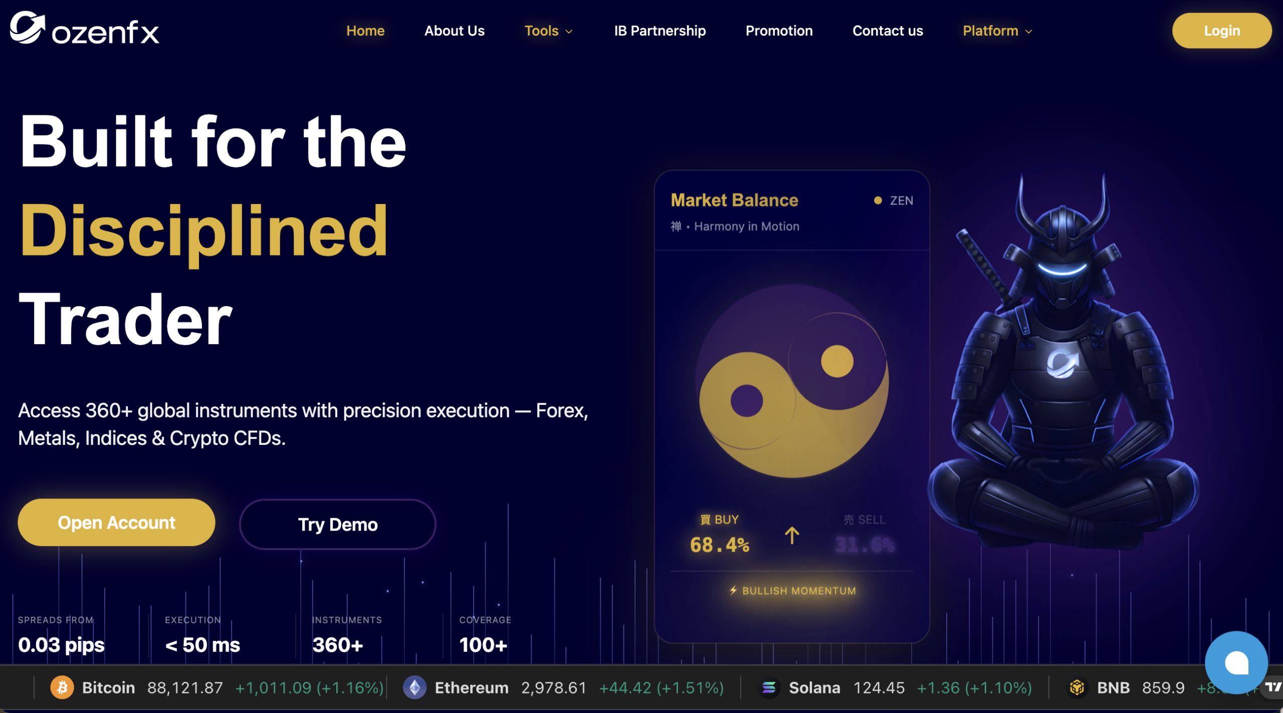 A warning graphic depicting the Ozenfx.com logo with caution signs, symbolizing a scam investment platform and the need for vigilance.