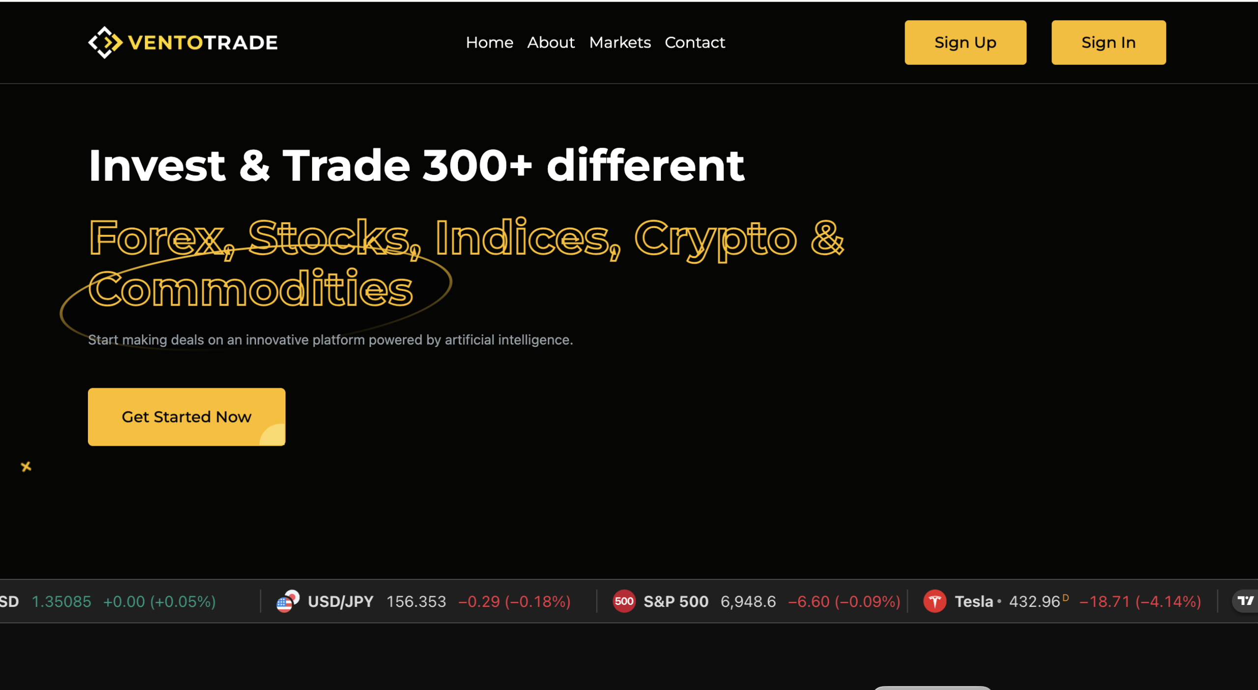 Image of a caution sign highlighting the risks of Ventotrade.com, warning potential investors to exercise caution before engaging with the platform.