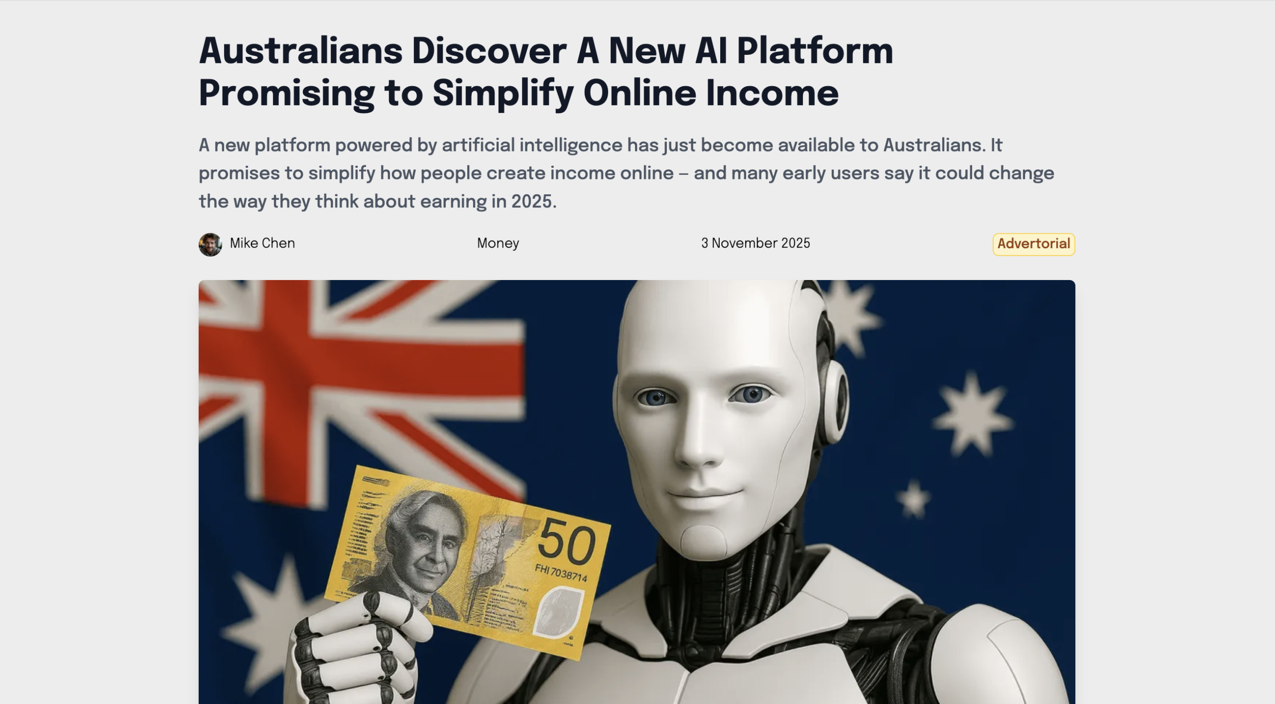 Image highlighting the warning signs and concerns associated with the TipFinder trading platform.