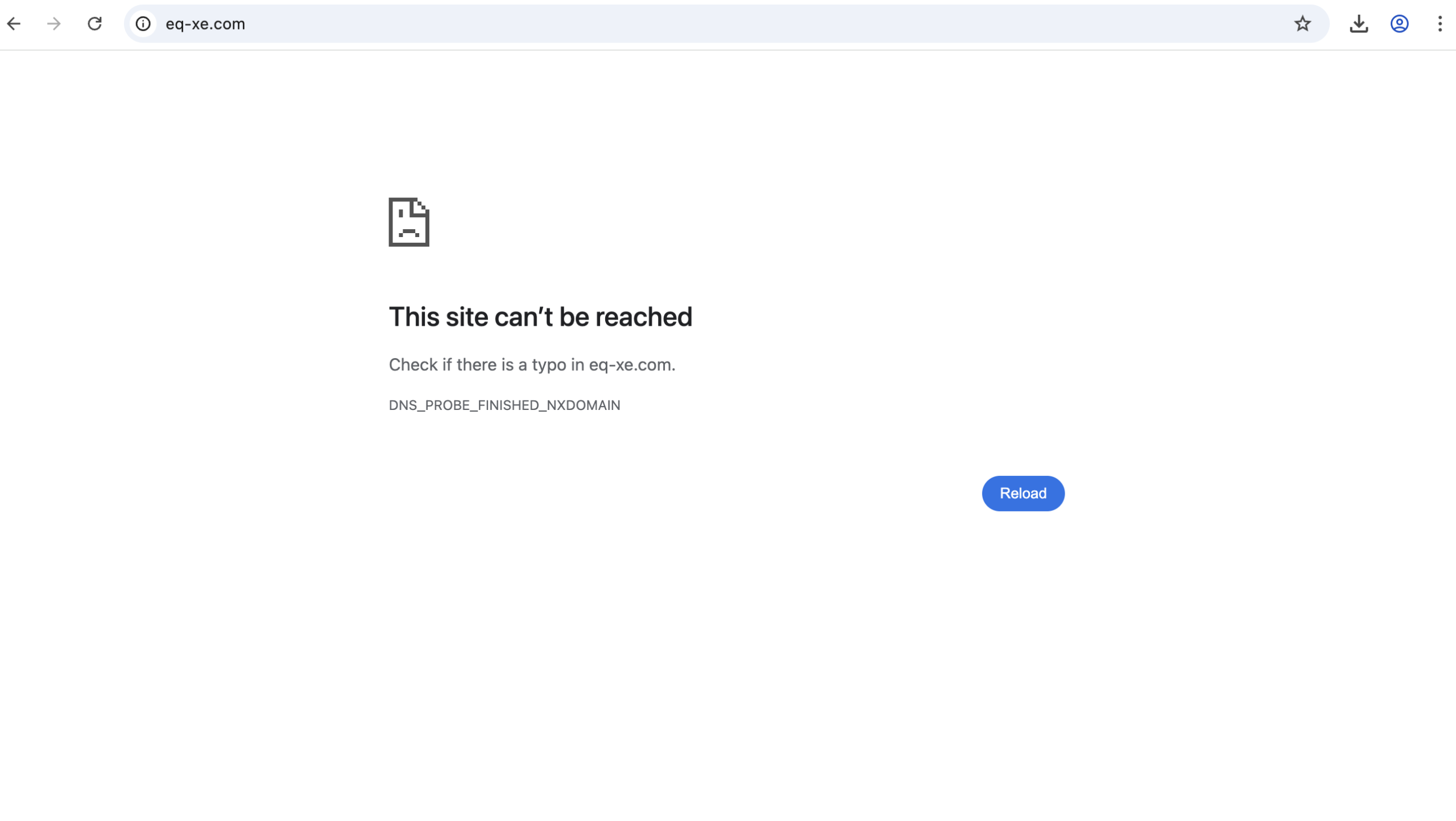 Image of a caution symbol with the text “ Avoid EQ-XE.com, 