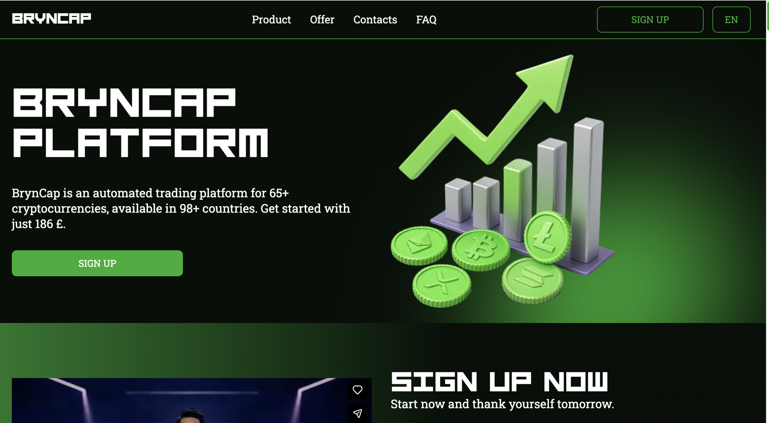 Review of Bryncap highlighting regulatory concerns and user issues.