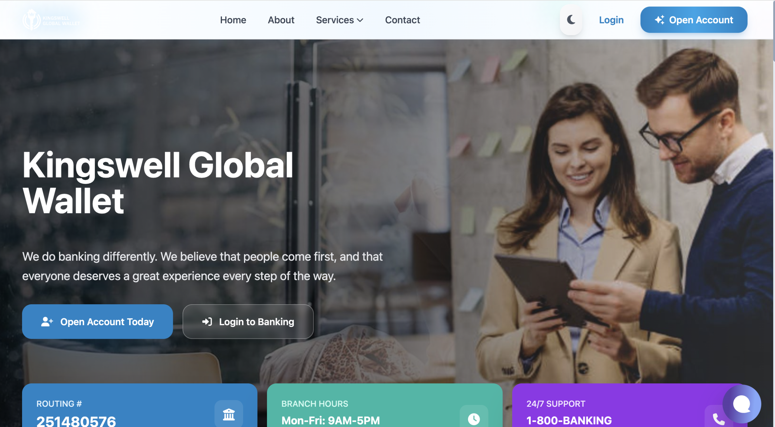 Kingswellglobal.com website warning and user review summary