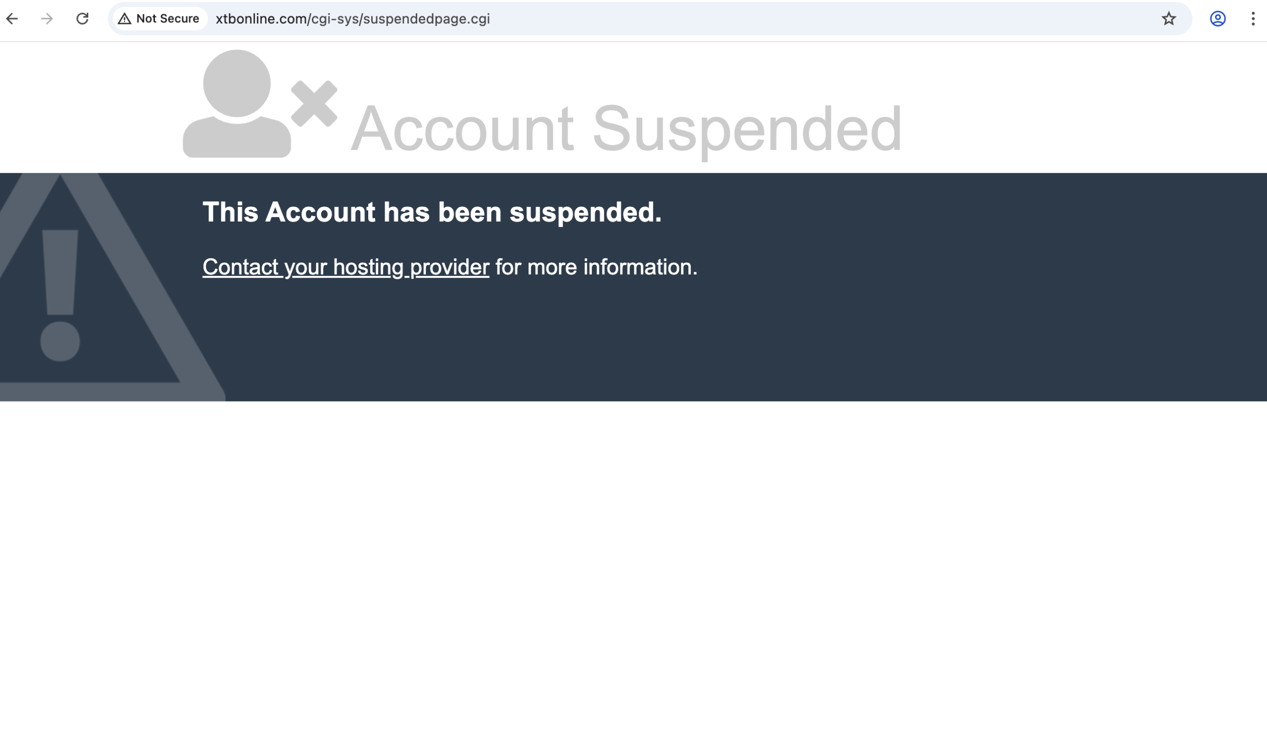 Warning about Xtbonline.com risks