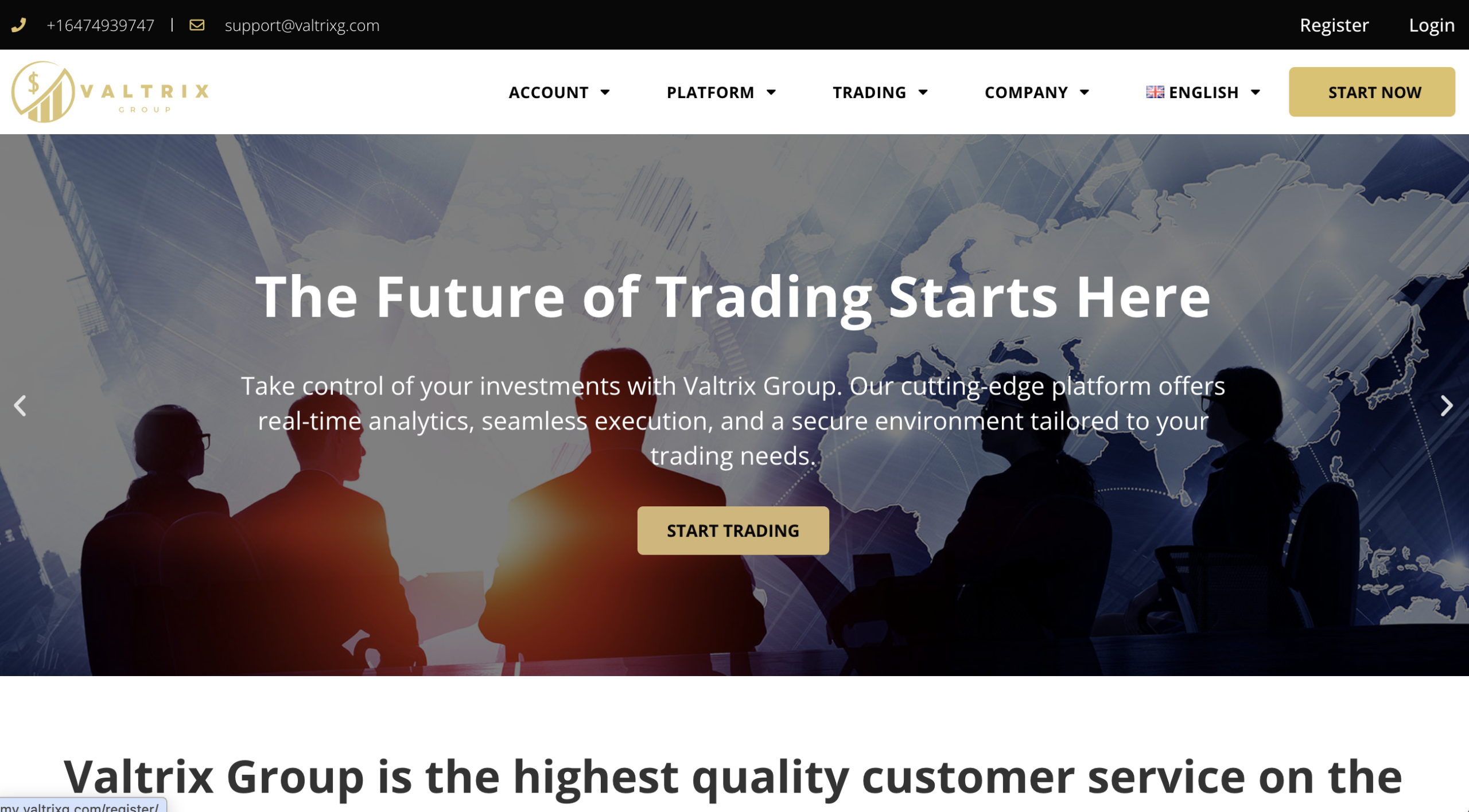 Valtrixg.com trading risks warning.