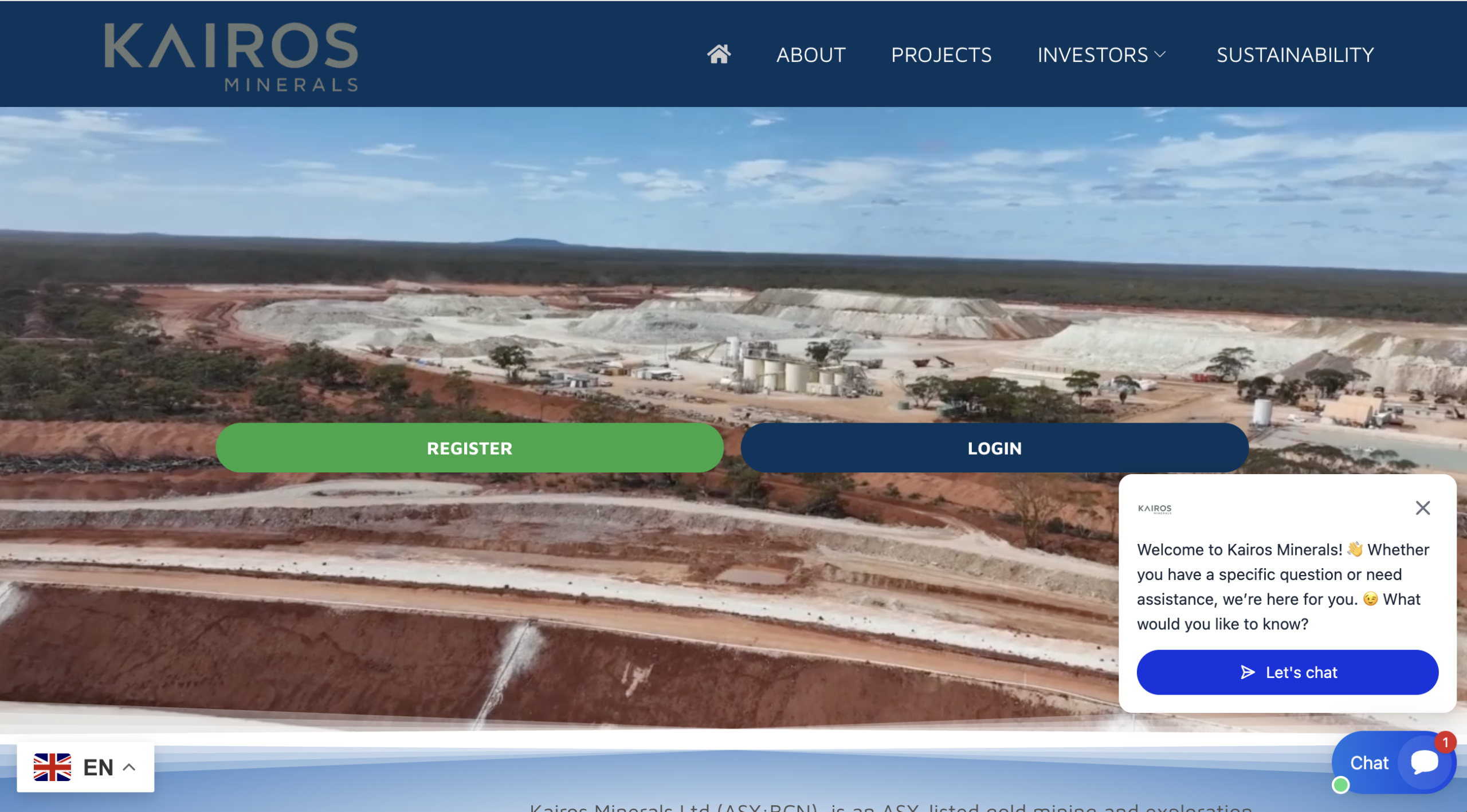 KairosMinerals.com trading risks alert.