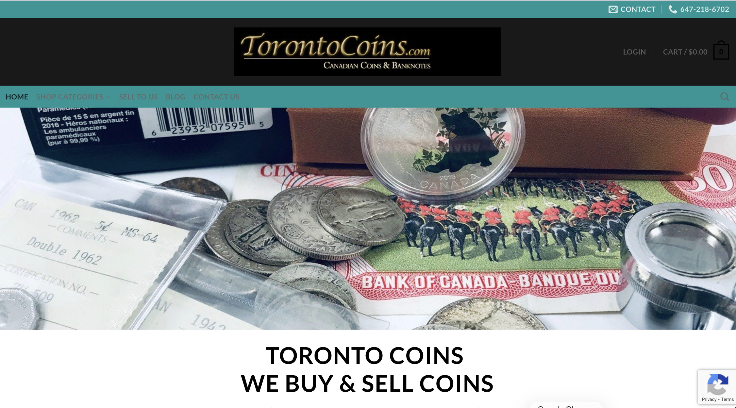Warning about torontocoins.com site