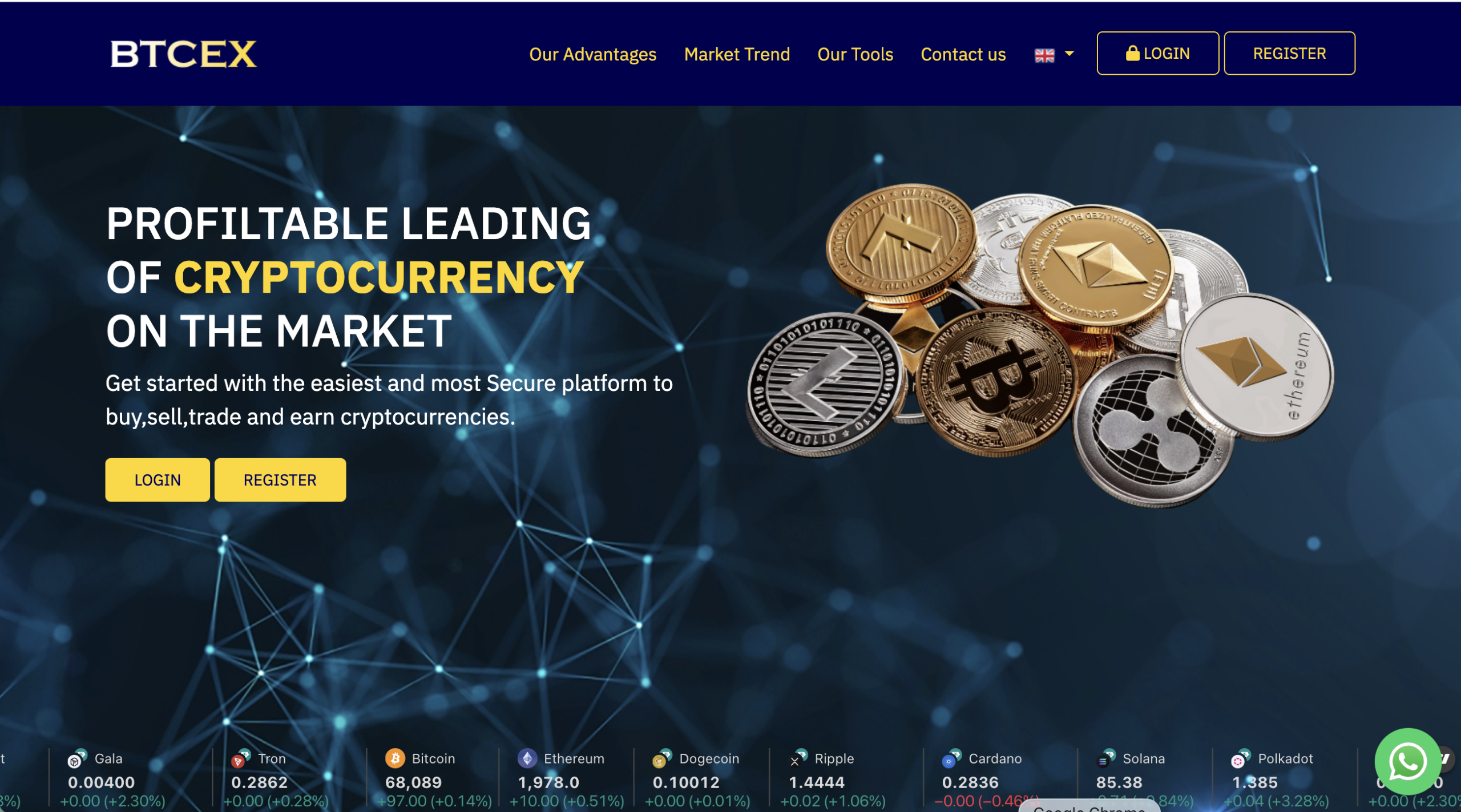 BTCEX.online cryptocurrency trading platform review