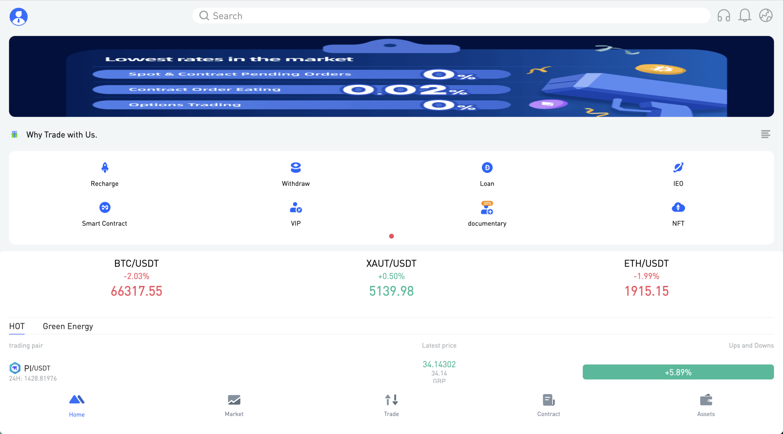 CoinMarketPT logo and trading interface overview.