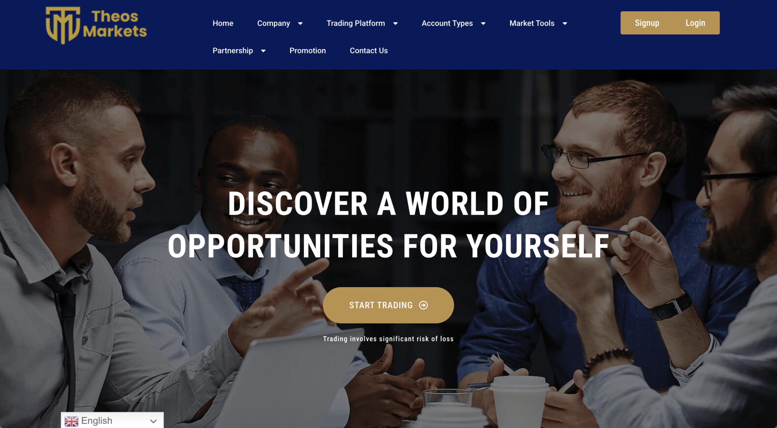 Web.TheosMarkets.com platform review summary