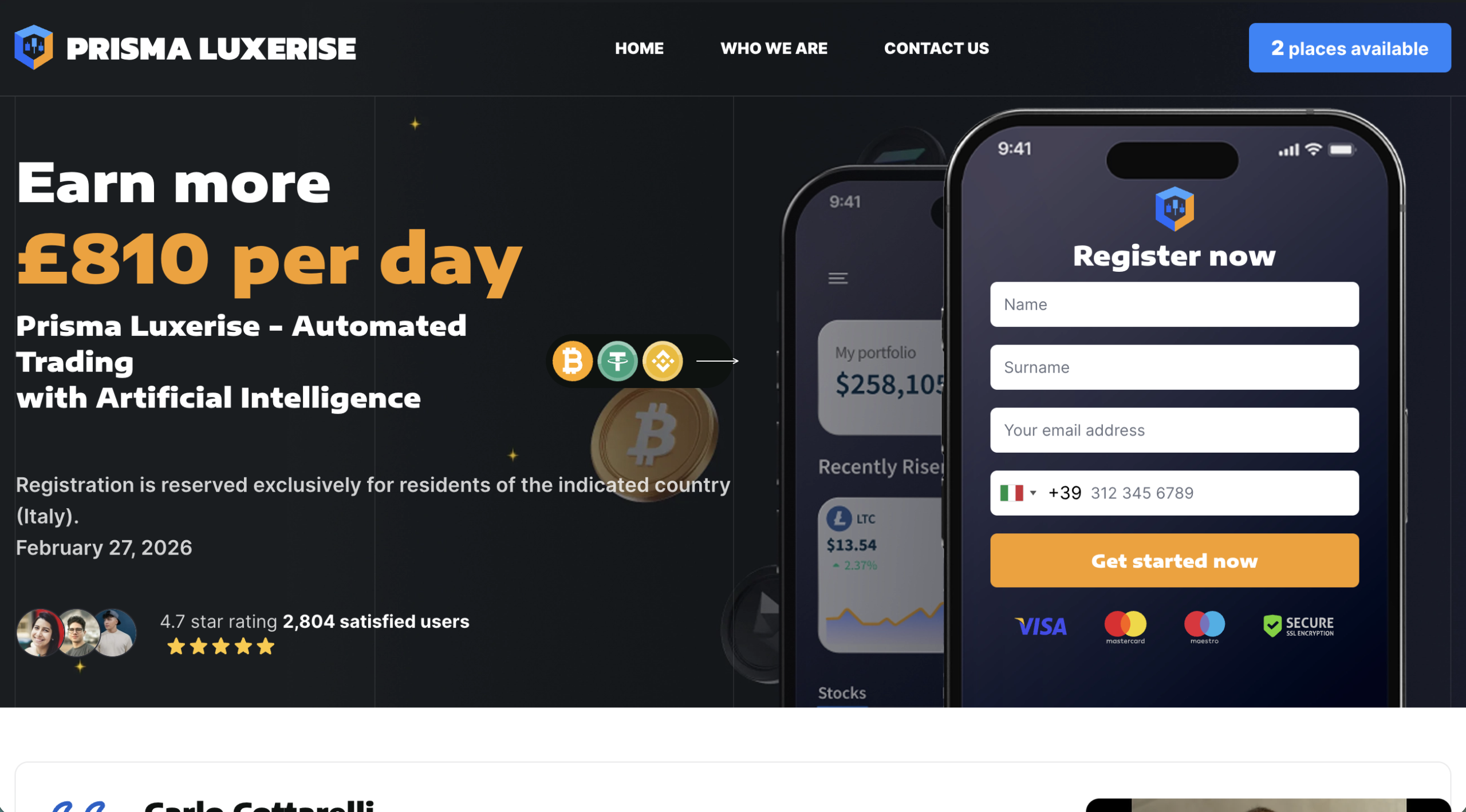 Prisma-Luxerise.com Analysis