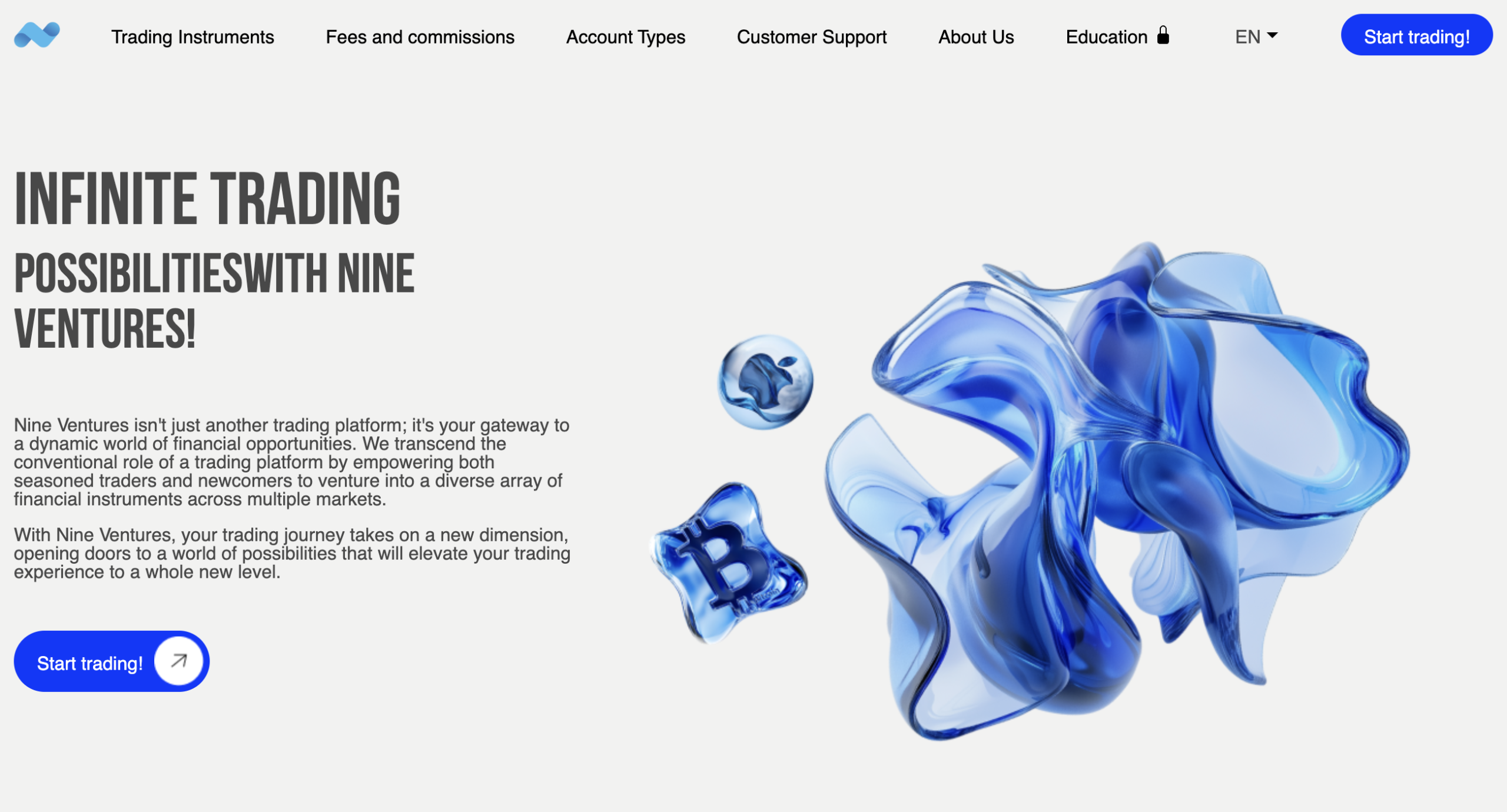 Nine-Ventures.com logo caution