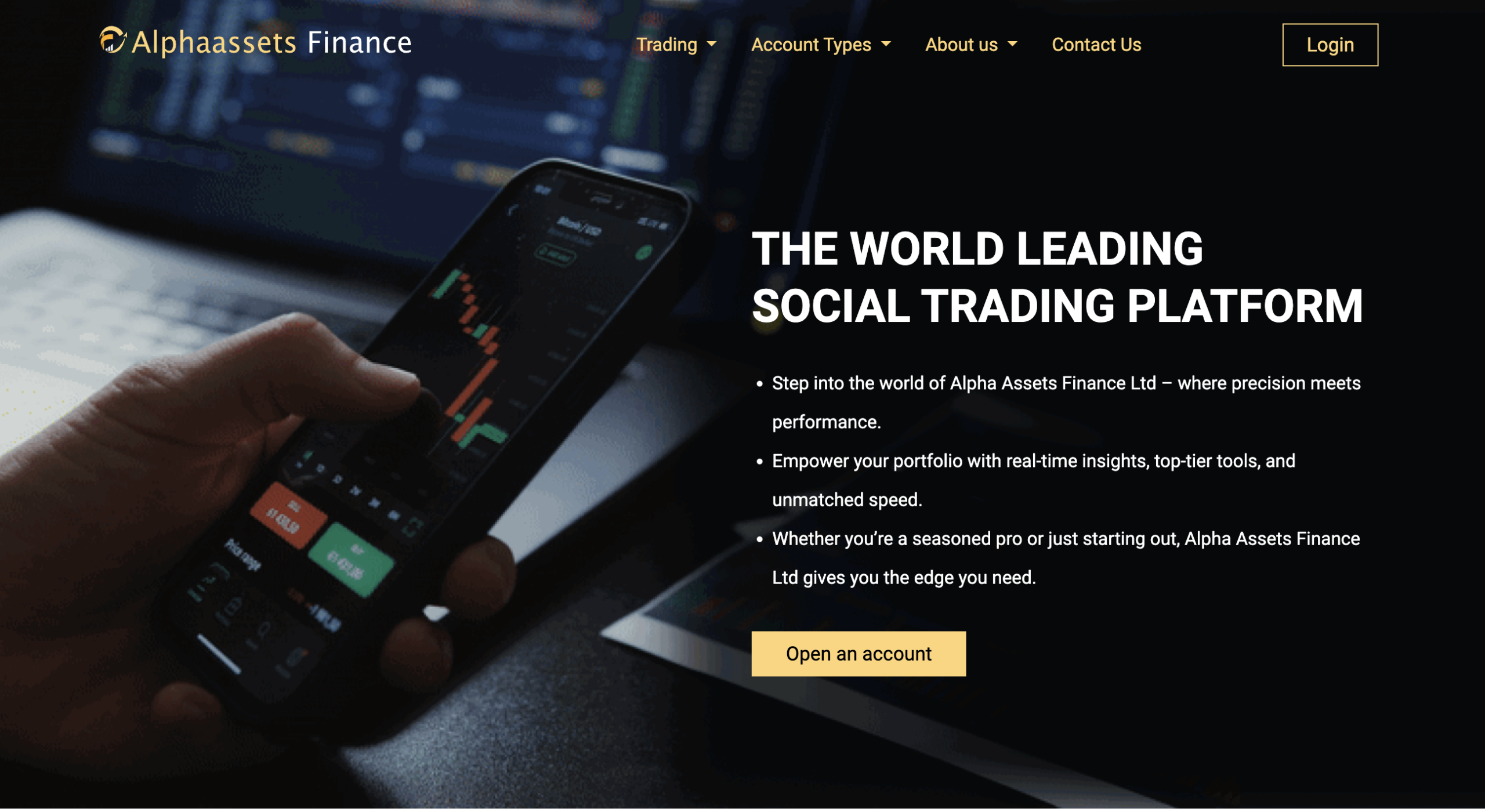 AlphaAssetsFinanceLtd.com warning sign