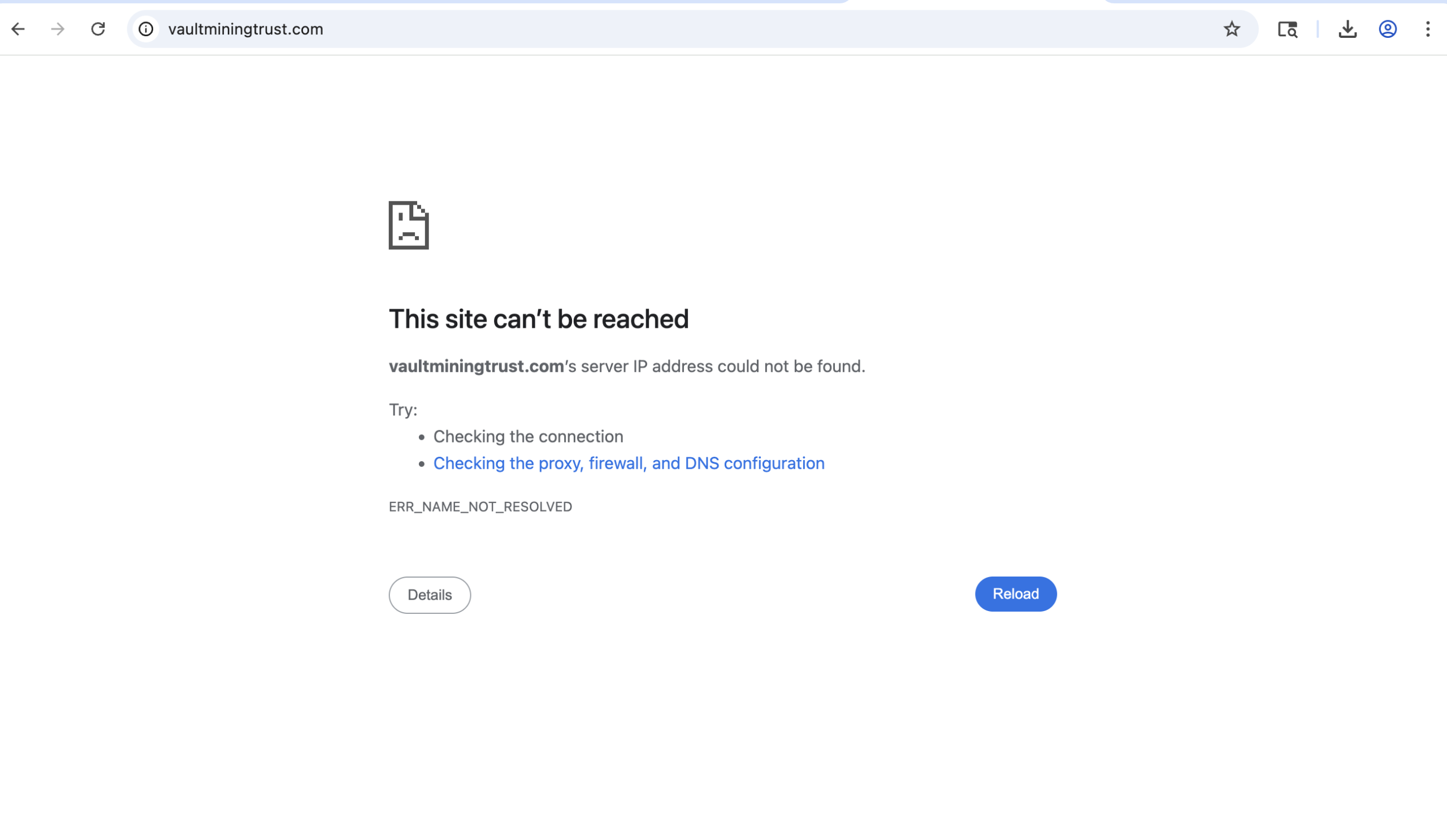 VaultMiningTrust.com VaultMiningTrust.com investment warning