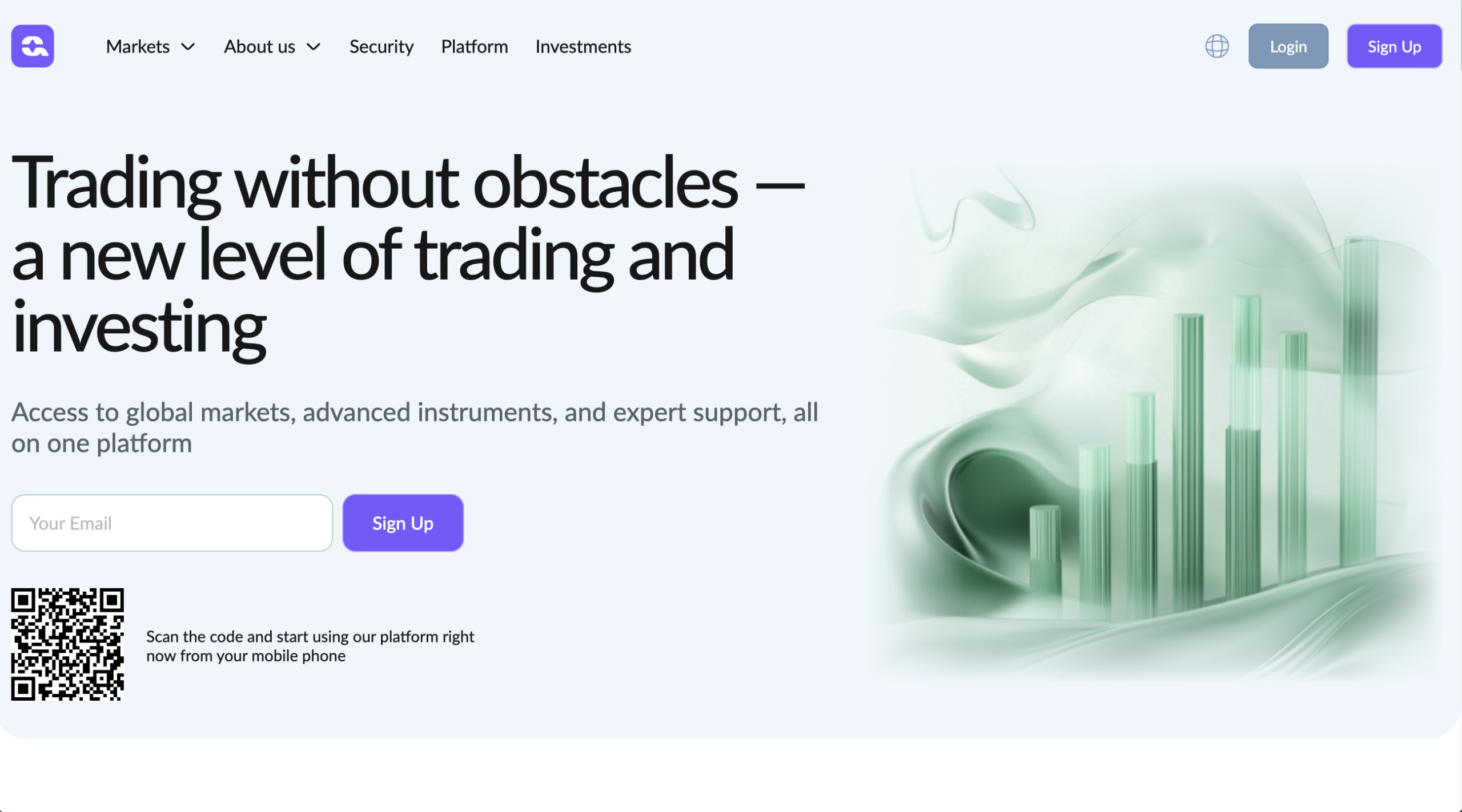 Warning sign for Qatari.xyz platform