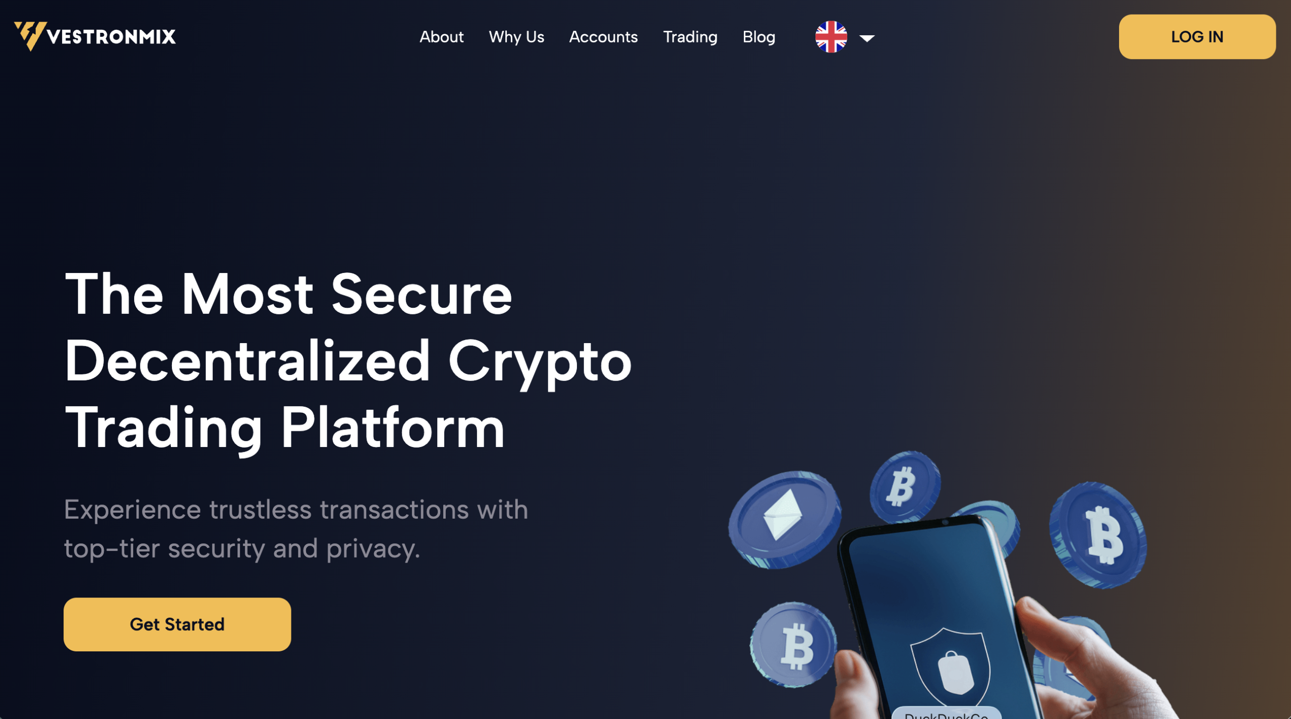 Vestronmix.com trading platform analysis.