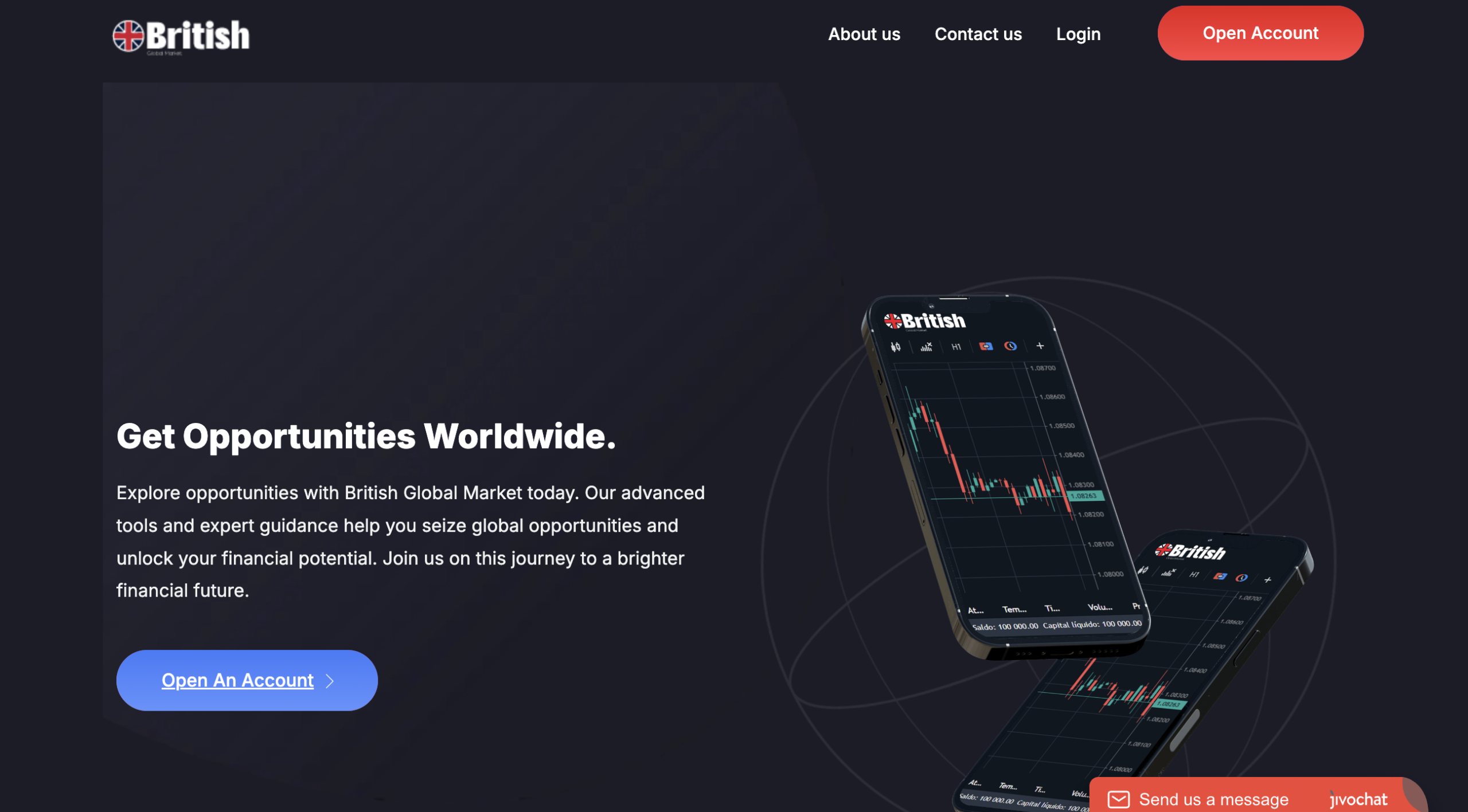 britishglobalmarkets.com dashboard