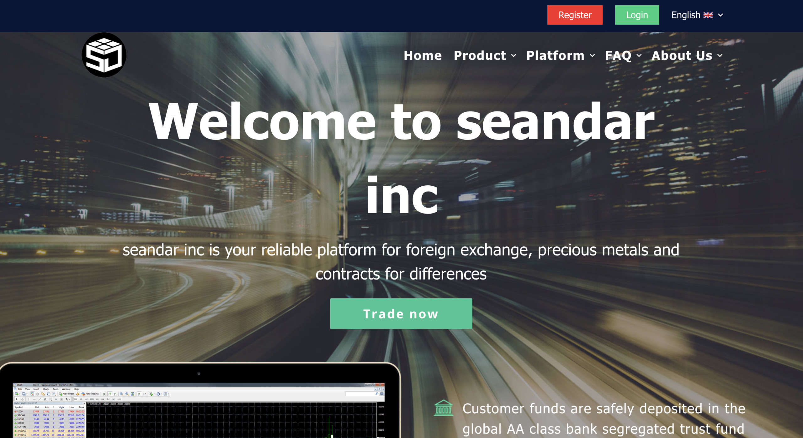 SeandarForex.com platform analysis and review