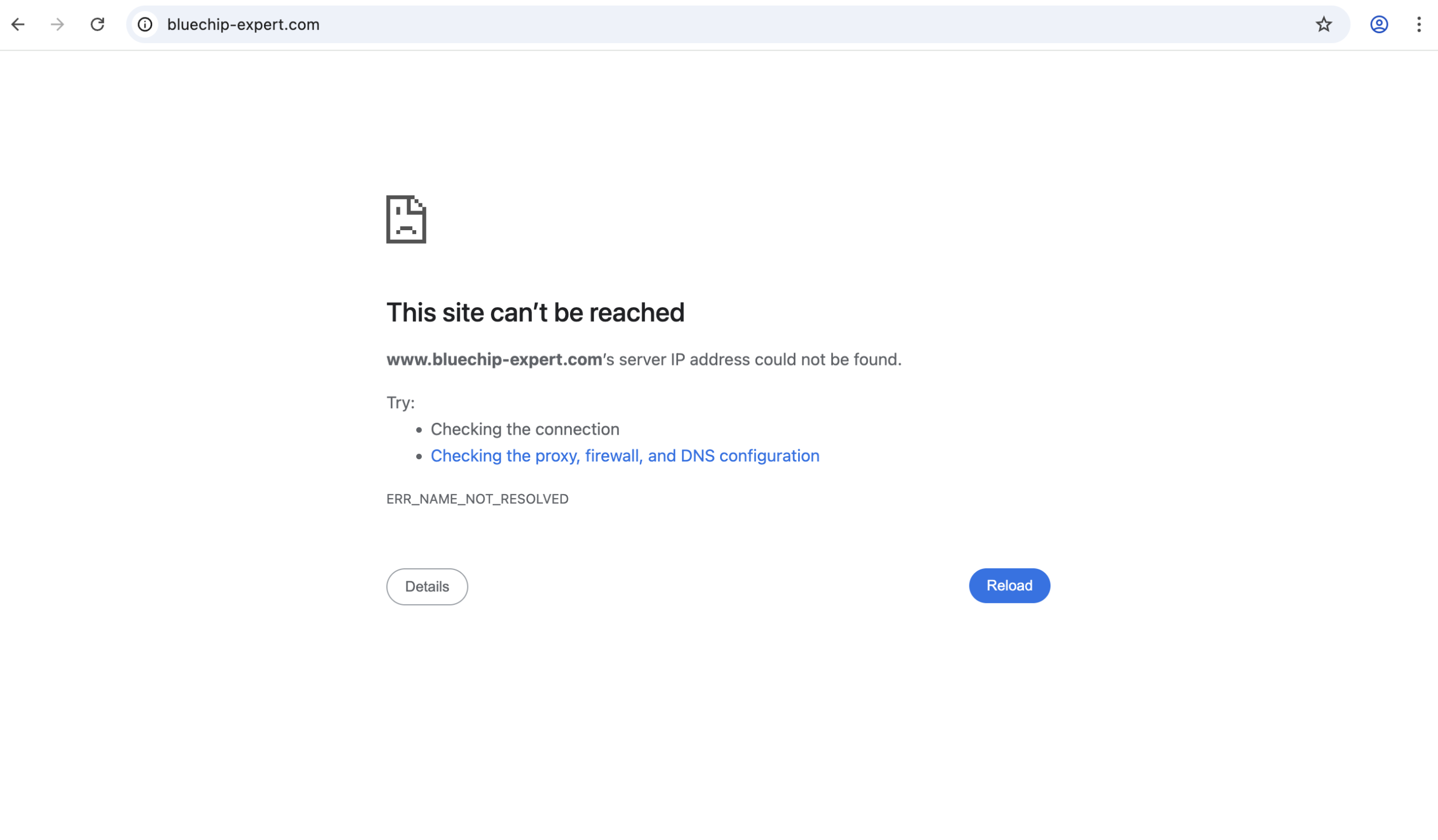 Warning about BlueChip Expert scam