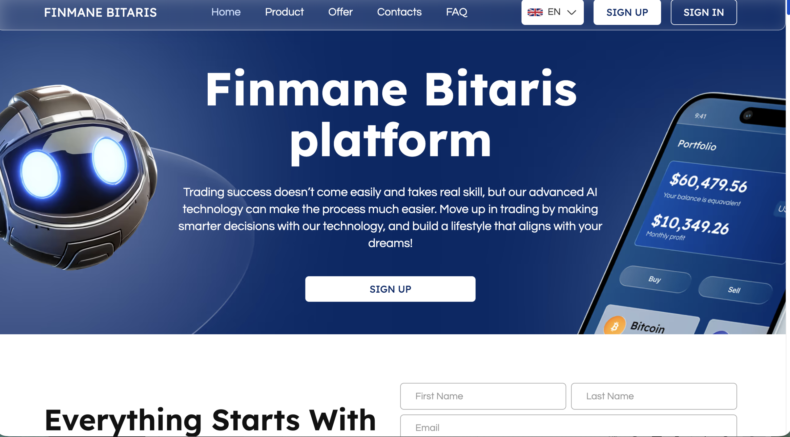 FinMane-Bitaris.com warning notice