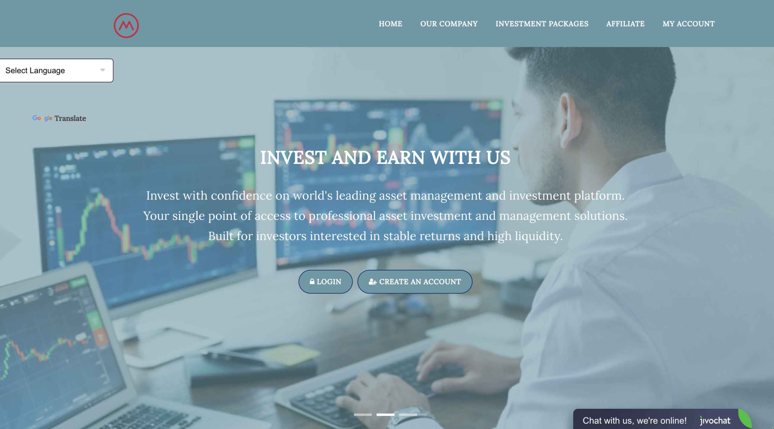 Warning: Mfinvestmentcompany.com investment concerns.