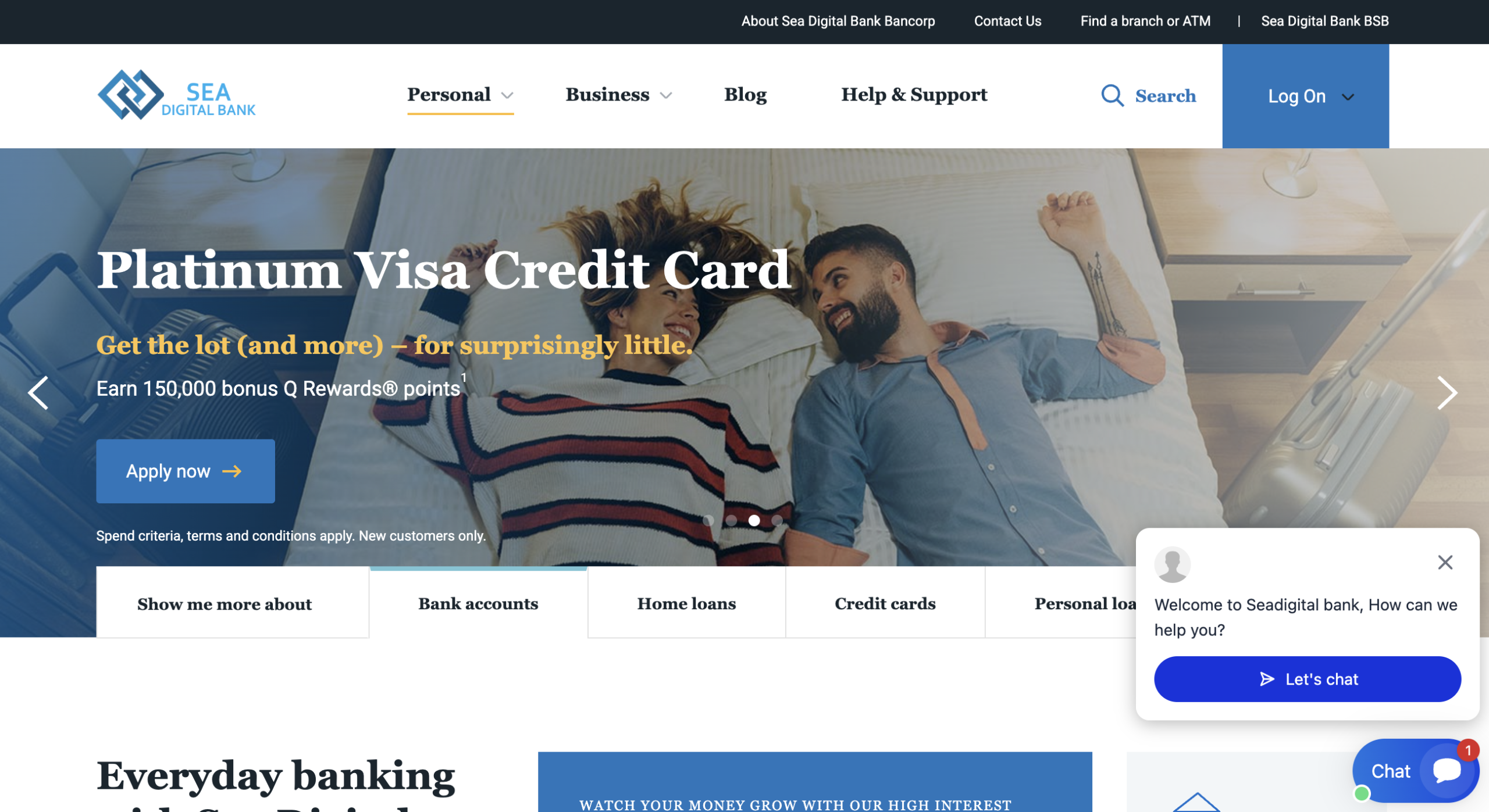 SeaDigitalBank.com SeaDigitalBank.com platform overview
