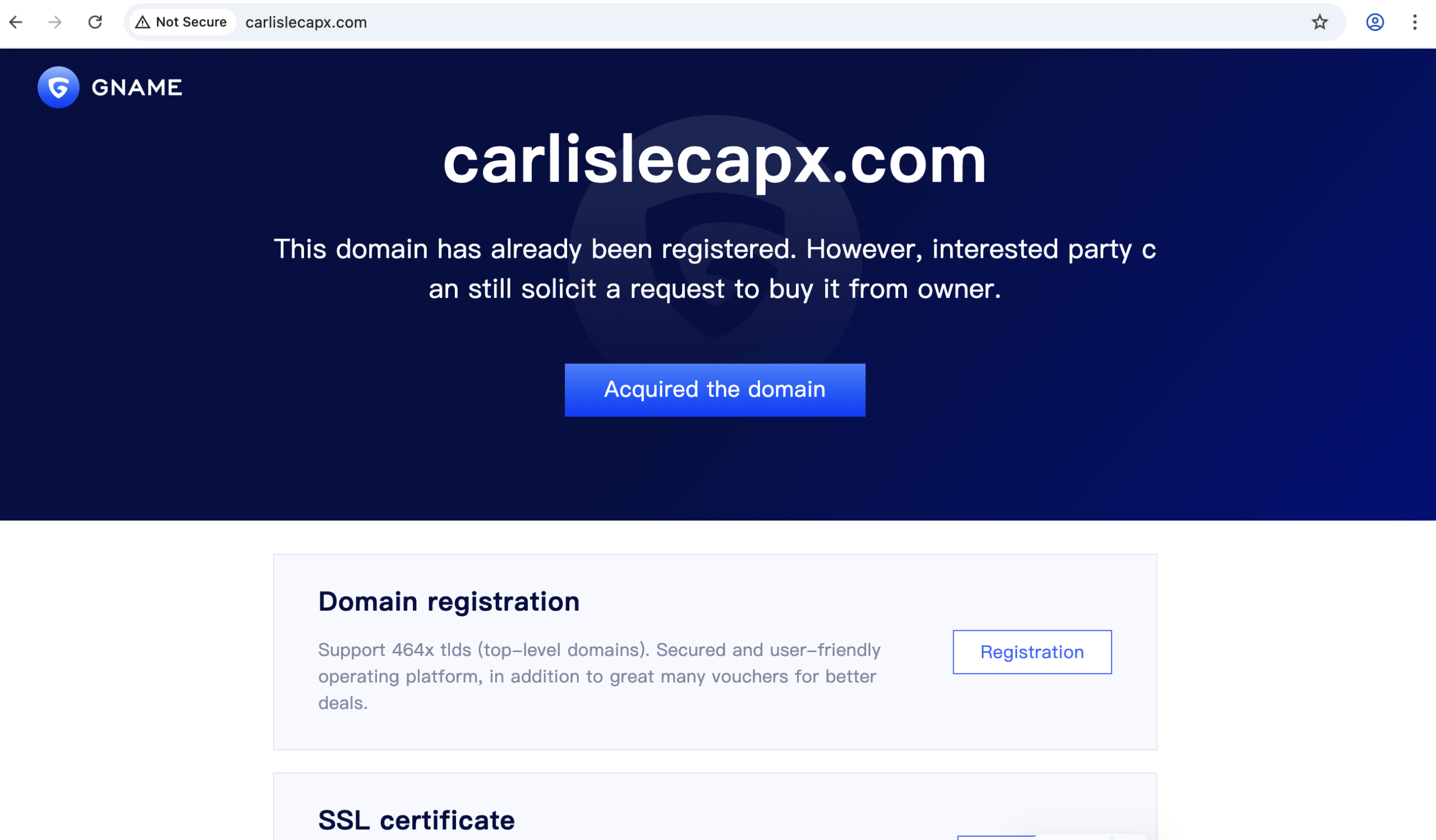 CarlisleCapX CarlisleCapX website warning sign