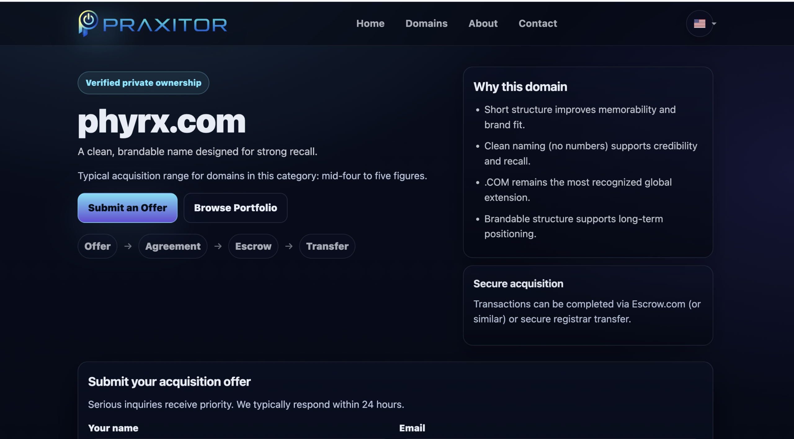 Phyrx.com investment platform review.