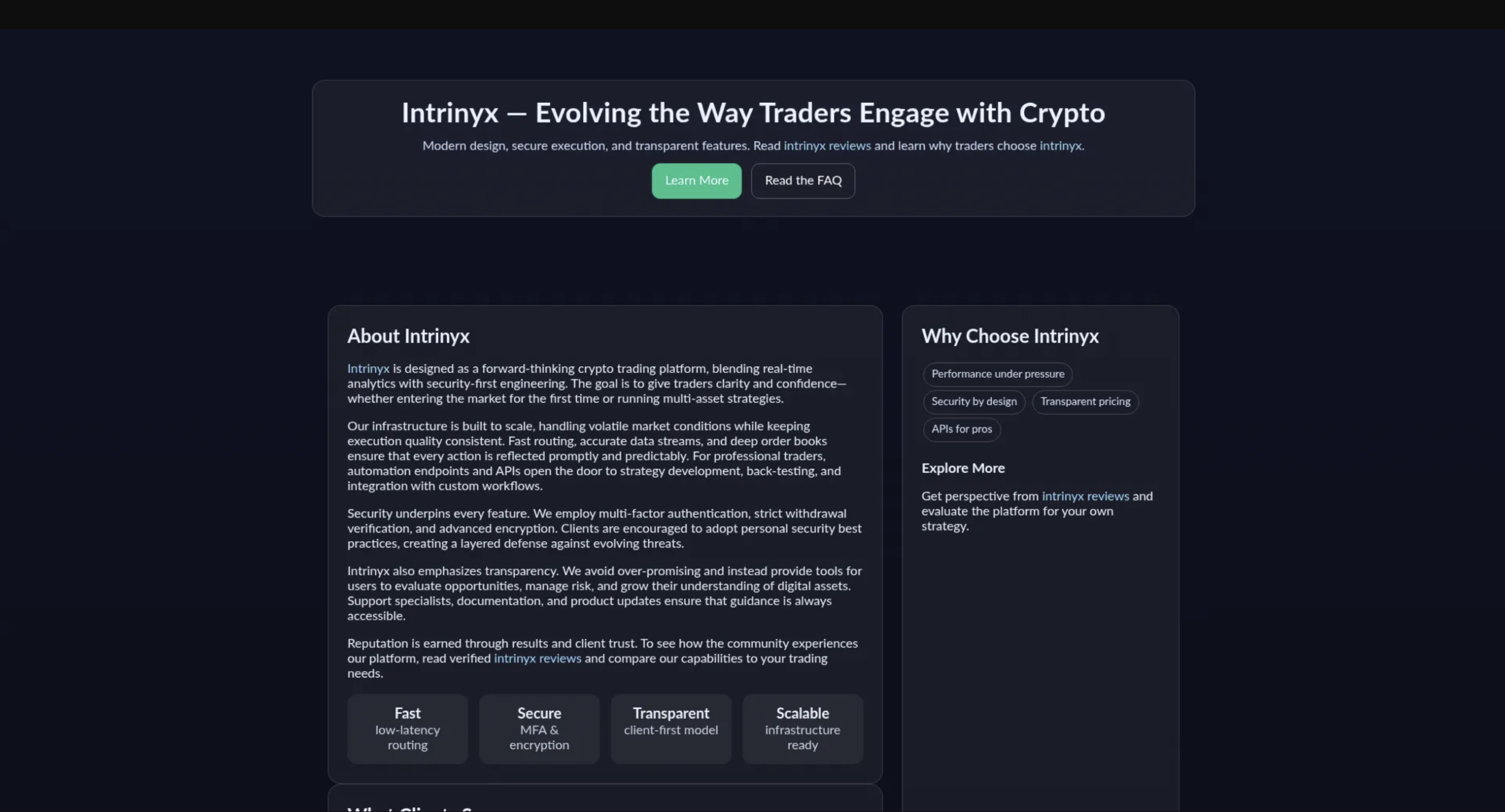 Reviewing Intrinyx.net for misleading claims and red flags.