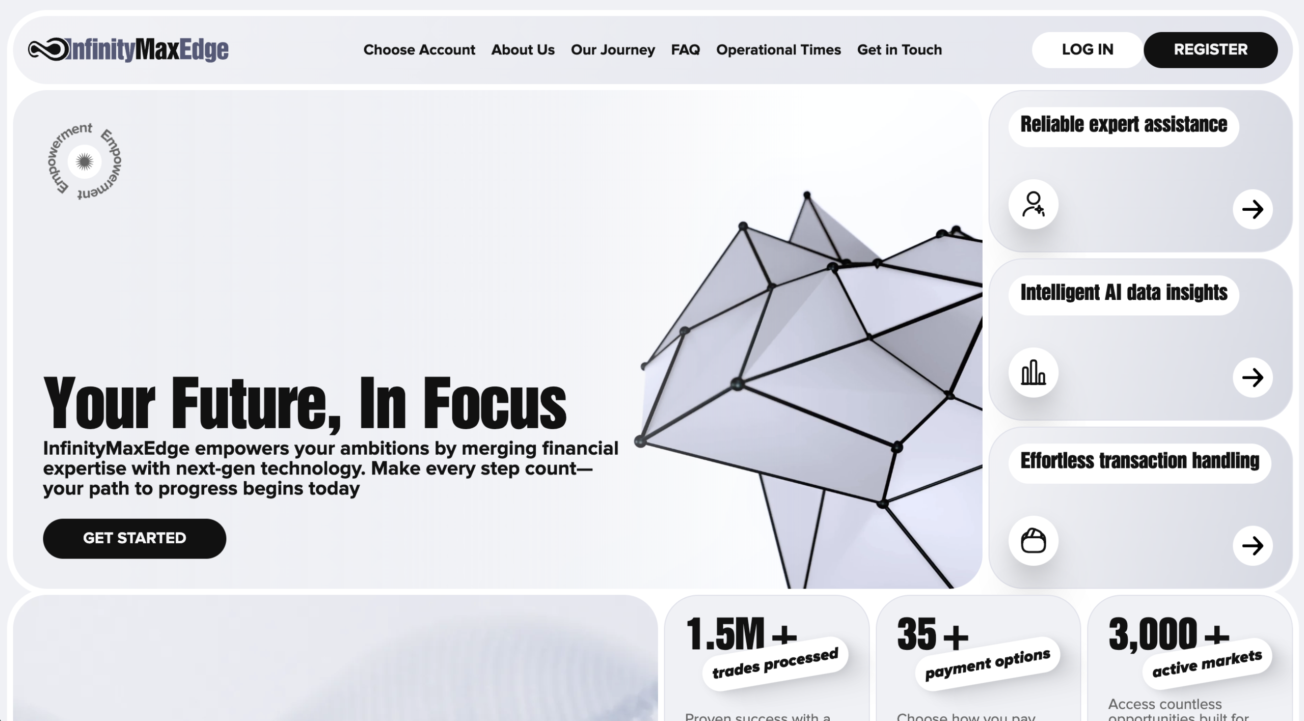 An image depicting a warning sign with financial symbols, representing risks associated with online trading platforms like InfinityMaxEdge.net.