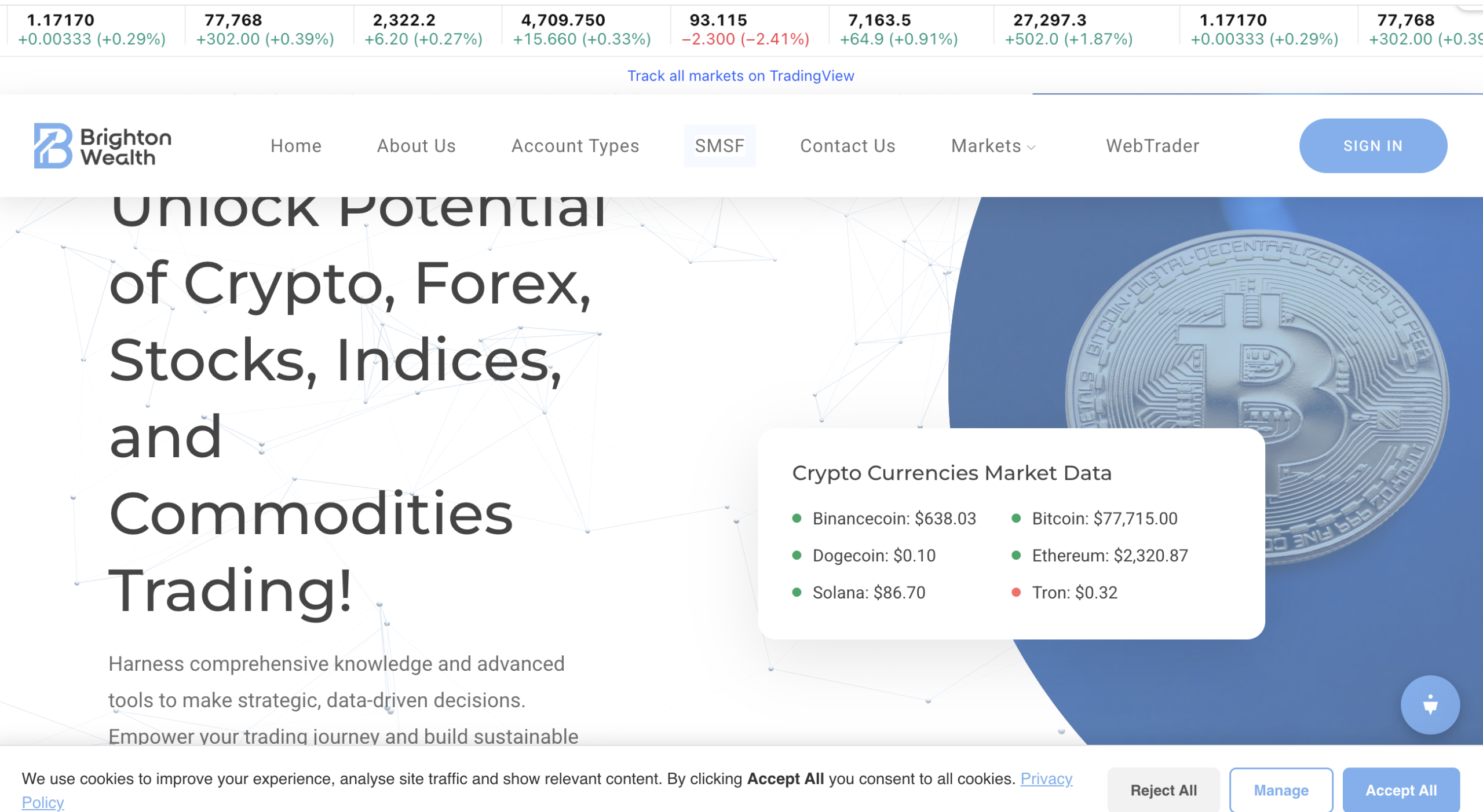 A person researching BRTWealth.io on a laptop, emphasizing the importance of caution and informed decision-making in online investments.