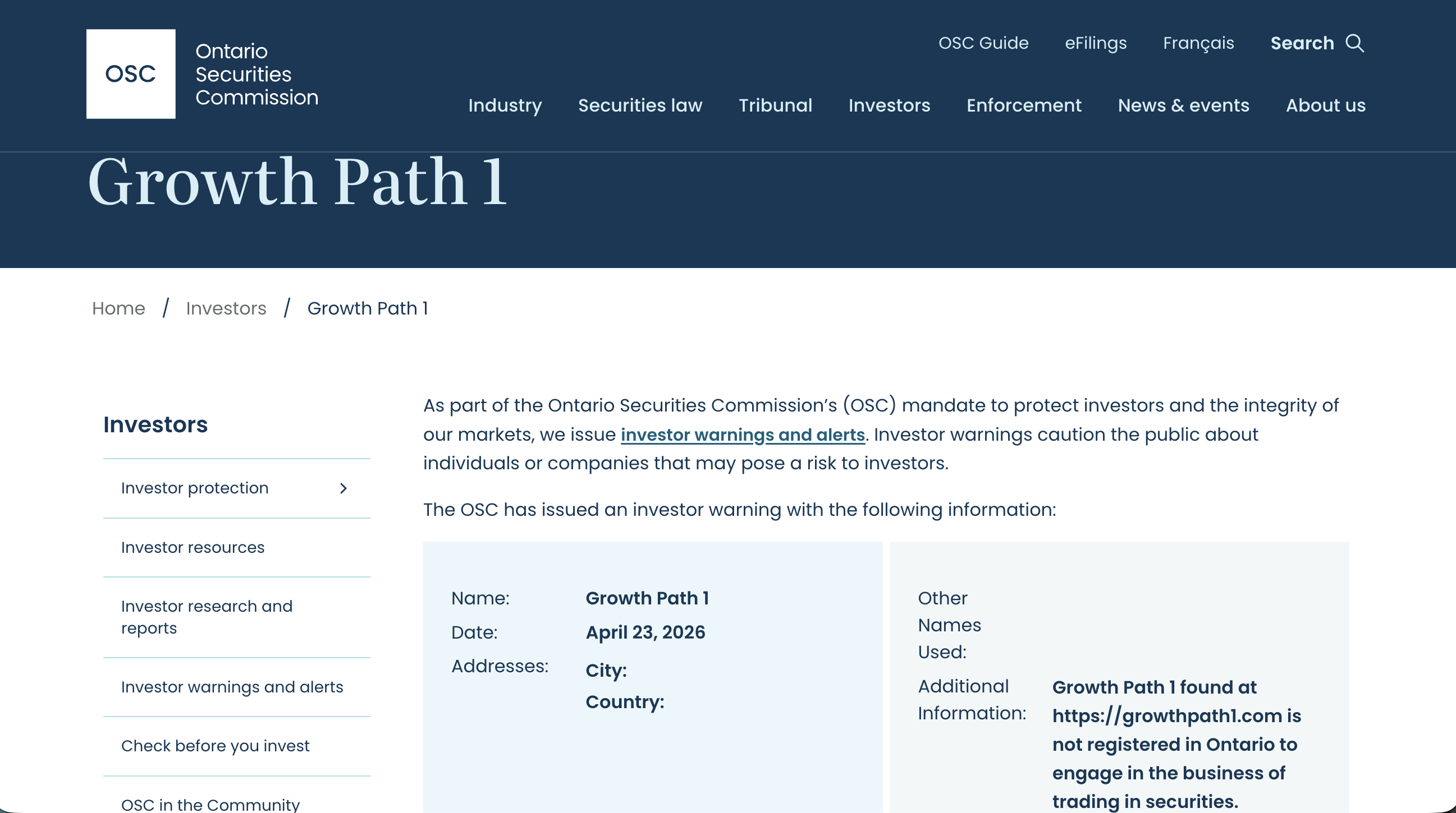 Analysis of GrowthPath1.com, highlighting user experiences and key insights into its operations and investment offerings.