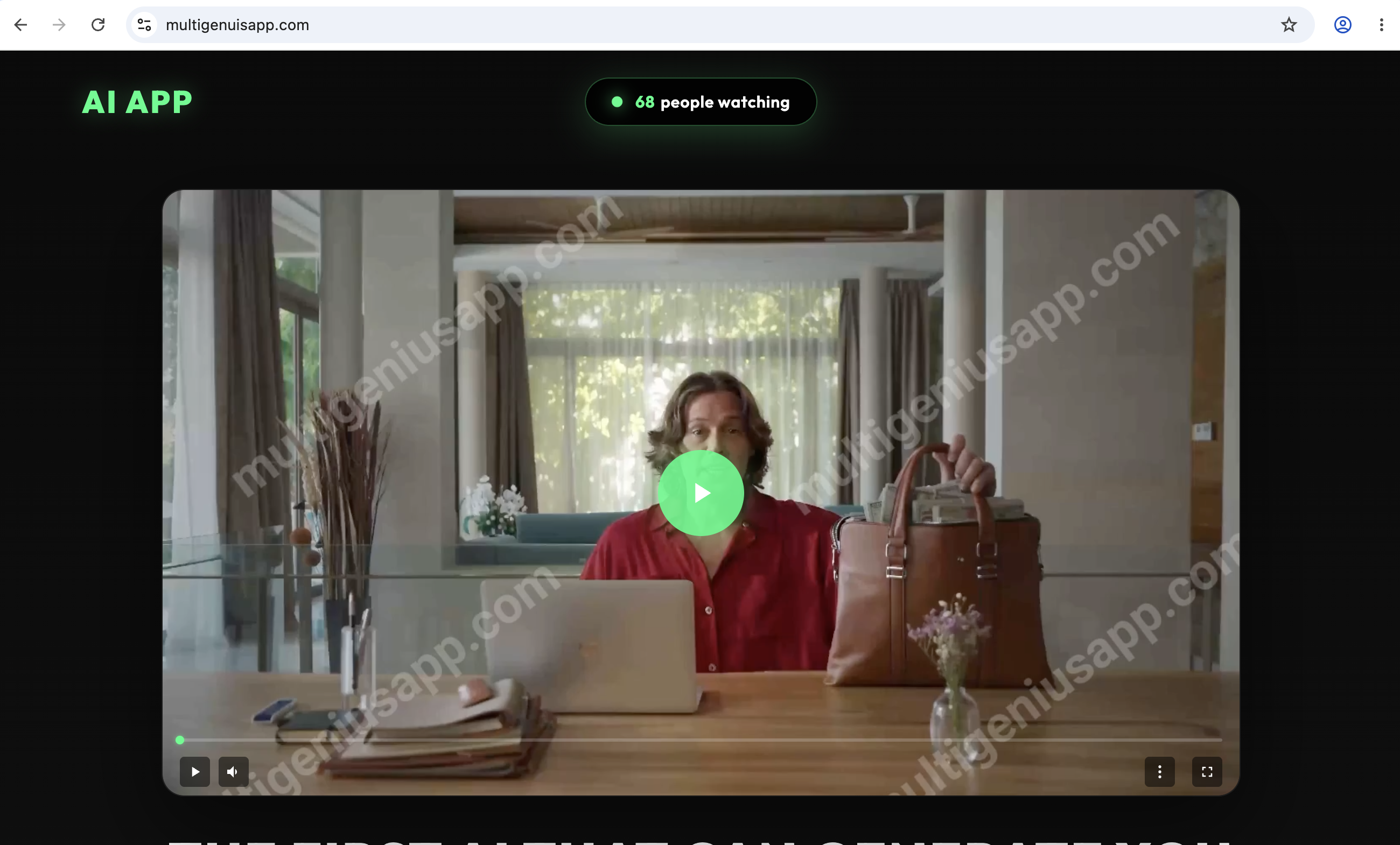 Multigenuisapp.com A concerned individual analyzing a computer screen displaying investment opportunities, symbolizing caution regarding online platforms like Multigenuisapp.com.