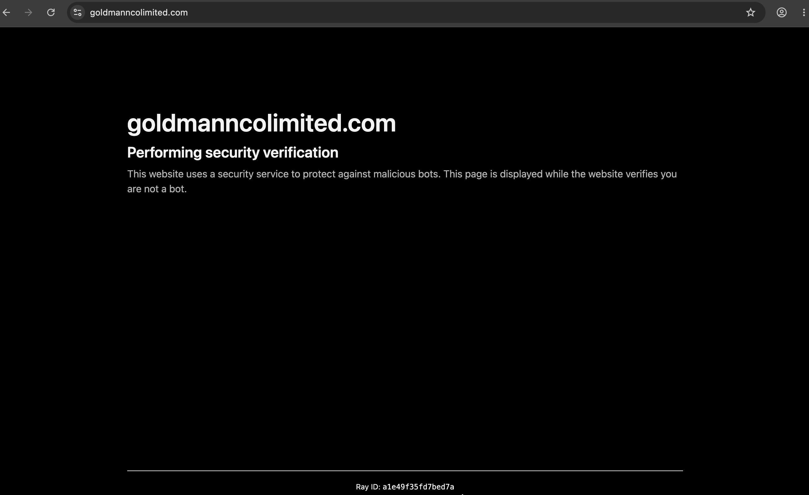 Goldmann Coli Limited scam warning sign with red flags and caution symbol