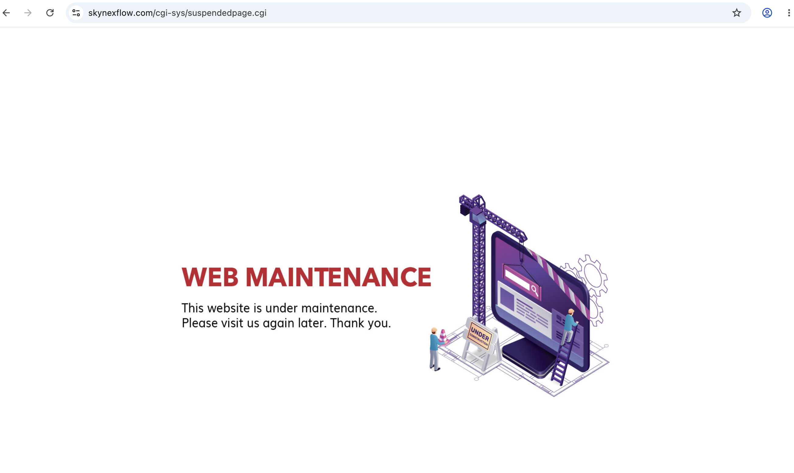 Warning sign with text Avoid SkynexFlow.com against a red background, symbolizing financial fraud risks.